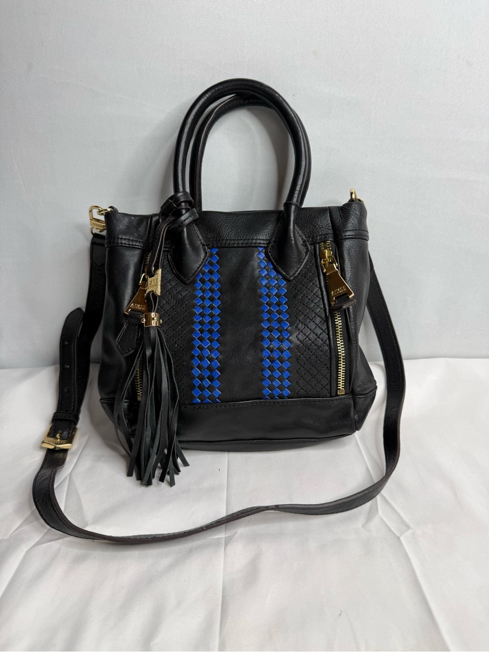 Aimee Kestenberg Black Leather
Crossbody Purse crossbody handbag shoulder